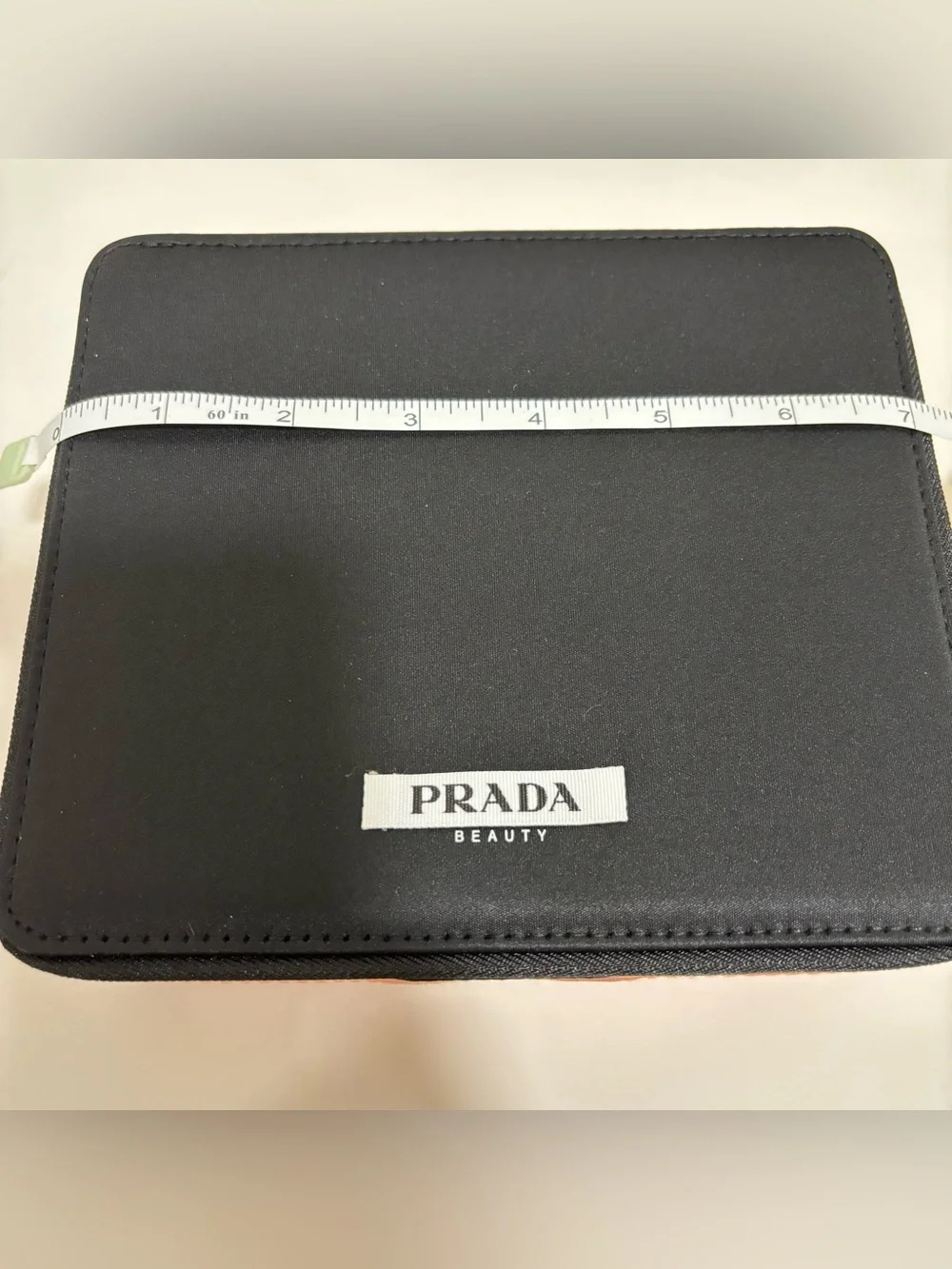Prada Beauty Black & Pink Travel Pouch